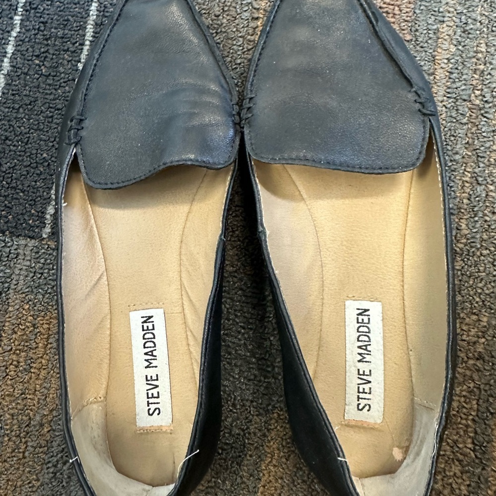 Steve Madden Women's Black Loafers